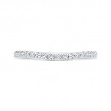 Shah Luxury 14K White Gold Diamond Wedding Band