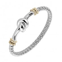 Alwand Vahan 4mm 14k Gold & Sterling Silver Bracelet