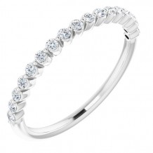 14K White 1/4 CTW Diamond Anniversary Band