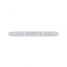 Shah Luxury 14K White Gold Diamond Wedding Band