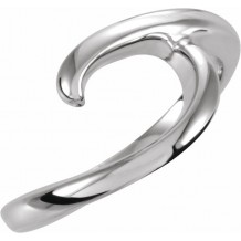 14K White Freeform Remount Ring