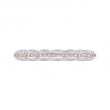 Shah Luxury 14K Two-Tone Diamond Wedding Band