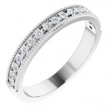 14K White 1/4 CTW Diamond Anniversary Band