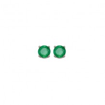 Gems One 14Kt White Gold Emerald (1/2 Ctw) Earring