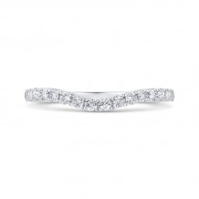 Shah Luxury 14K White Gold Diamond Wedding Band