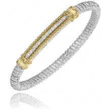 Vahan 14k Gold & Sterling Silver Diamond Bracelet