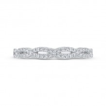 Shah Luxury 14K White Gold Diamond Wedding Band