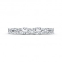 Shah Luxury 14K White Gold Diamond Wedding Band