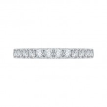 Shah Luxury 14K White Gold Diamond Wedding Band