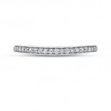 Shah Luxury Round Diamond Half-Eternity Wedding Band In 14K White Gold