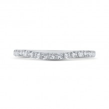 Shah Luxury 14K White Gold Diamond Wedding Band