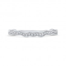 Shah Luxury 14K White Gold Diamond Wedding Band