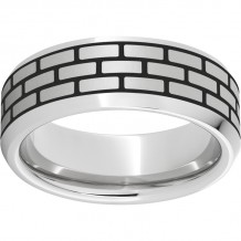 Brick Serinium Engraved Ring