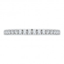 Shah Luxury 14K White Gold Diamond Wedding Band