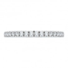 Shah Luxury 14K White Gold Diamond Wedding Band