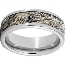 Serinium Pipe Cut Band with Mossy Oak Brush Inlay