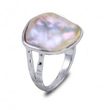 Imperial Pearl Sterling Silver Freshwater Pearl Ring