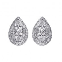 Gems One Silver Diamond (1/4Ctw) Earring