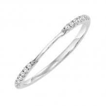 Gems One 14KT White Gold & Diamond Rhythm Of Love Fashion Ring  - 1/10 ctw