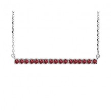 Gems One 14Kt White Gold Ruby (1/3 Ctw) Pendant