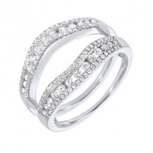 Gems One 14Kt White Gold Diamond (1/2Ctw) Ring
