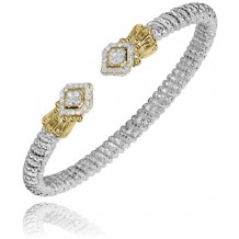 Vahan 14k Gold & Sterling Silver Diamond Bracelet