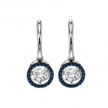 Gems One 14KT White Gold & Diamond Rhythm Of Love Fashion Earrings  - 3/4 ctw