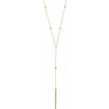 14K Yellow 1/3 CTW Diamond Y 15-17 Necklace