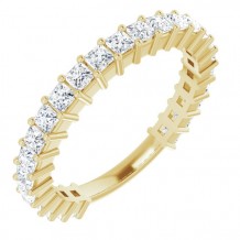 14K Yellow 1 1/4 CTW Diamond Anniversary Band