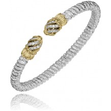 Vahan 14k Gold & Sterling Silver Diamond Bracelet