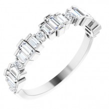 Platinum 5/8 CTW Diamond Anniversary Band