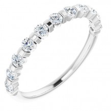 Platinum 1/2 CTW Diamond Anniversary Band