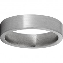 Titanium Flat Band with Satin Finish