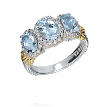 Vahan 14k Gold & Sterling Silver Sky Blue Topaz Ring