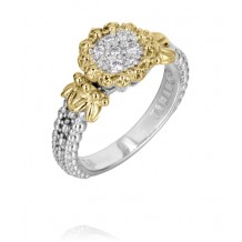 Vahan 14k Gold & Sterling Silver Diamond Ring