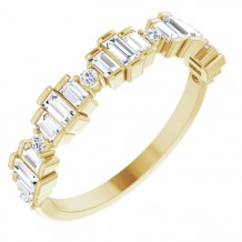 14K Yellow 5/8 CTW Diamond Anniversary Band