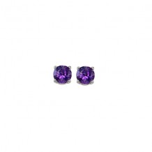 Gems One 14Kt White Gold Amethyst (1/2 Ctw) Earring