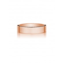 Henri Daussi 5mm Men's Wedding Band MB40 14k Gold Rose 0.40 Ctw.