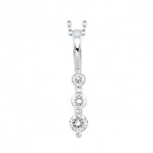 Gems One Silver Diamond (1/4Ctw) Pendant