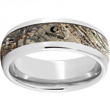 Serinium Domed Band with Mossy Oak Duck Blind Inlay
