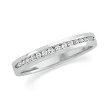 Platinum 1/6 CTW Diamond Anniversary Band