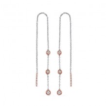 Gems One 14Kt White Rose Gold Diamond (1/3Ctw) Earring