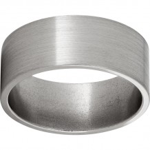 Titanium Flat Band with Satin Finish