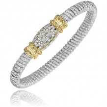 Vahan 14k Gold & Sterling Silver Diamond Bracelet