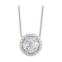 Gems One 14Kt White Gold Diamond (1/4Ctw) Necklace