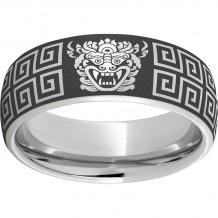 Barong Serinium Bali Engraved Ring