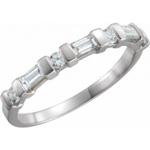 Platinum 3/8 CTW Diamond Anniversary Band