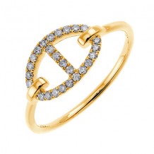 Gems One 10Kt Yellow Gold Diamond (1/5Ctw) Ring