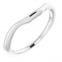 14K White Matching Band