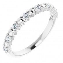 Platinum 1/4 CTW Diamond Anniversary Band